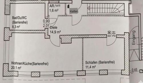 Foto - Barrierfreie 2-Zimmer-Wohnung im Hochparterre (MG-Hardt)