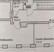 Barrierfreie 2-Zimmer-Wohnung im Hochparterre (MG-Hardt) - Mönchengladbach Nord