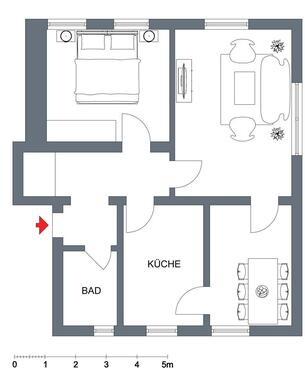Foto - Etagenwohnung zur Miete in Münchberg