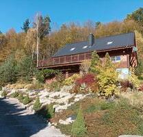 Geräumiges und charmantes Holzhaus mit Bergblick - Osternienburger Land