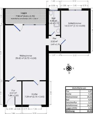 Foto - Zweizimmerwohnung in guter Wohnlage in Herford