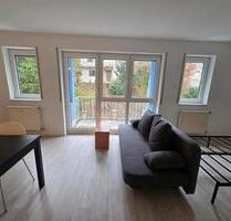 Helle, vollmöbilierte 1-Zi Wohnung mit Einbauküche und Südbalkon - Pforzheim Weststadt