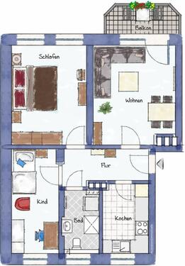 Foto - 3 Zimmer Etagenwohnung in Chemnitz