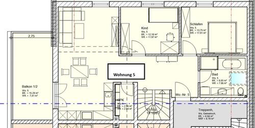 Foto - Neubau 4,5 Zimmer Wohnung in Wertingen zu vermieten