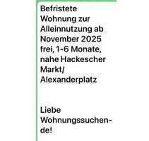 Wohnung. Zu vermieten Berlin Hackescher Markt-Scheunenviertel