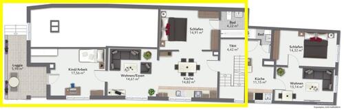 Foto - 3 Zimmer + Loggia mitten in Ober Mörlen - frisch saniert