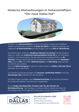 Foto - Etagenwohnung zur Miete in Schäftlarn