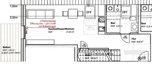 Foto - 3 Zimmer Maisonettenwohnung zur Miete in Bad Driburg