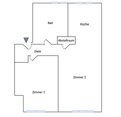 Foto - 2.5 Zimmer Dachgeschoßwohnung zur Miete in Leipzig