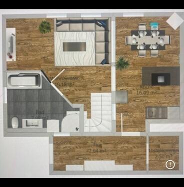 Foto - Wunderschöne 2-ZKB Maisonette Wohnung