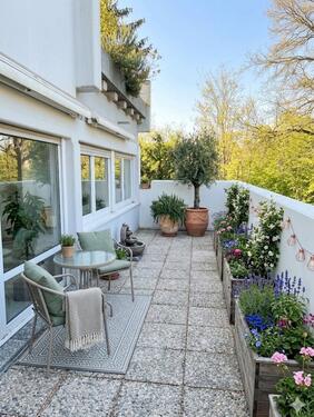 Foto - 125qm EG 1.850,- warm Terrassenwhg. Komponistenviertel Darmstadt