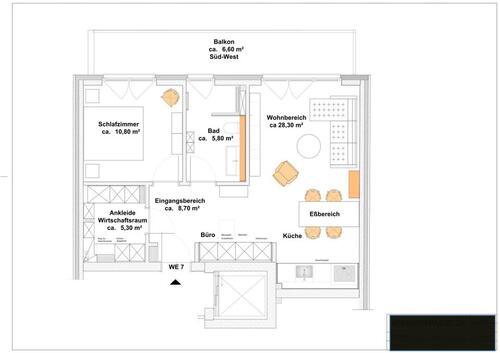 Foto - 2.5 Zimmer Etagenwohnung zum Kaufen in Hamburg