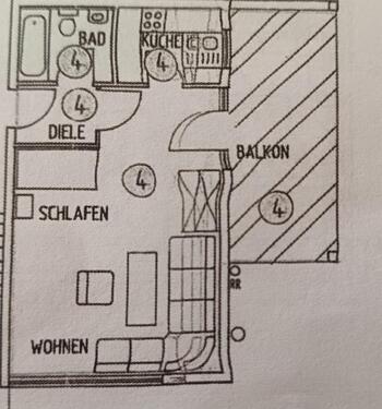 Foto - Helle 1,5 Zimmer 70794 Filderstasdt