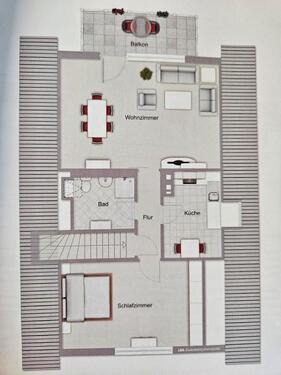 Foto - 2 Zimmer Dachgeschoßwohnung zur Miete in Bergkamen