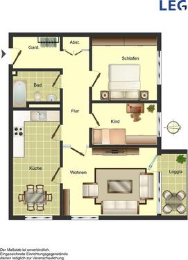 Foto - 3 Zimmer Etagenwohnung zur Miete in Münster