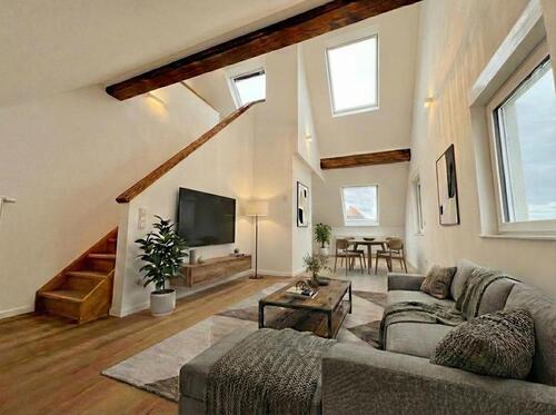 Foto - Erstbezug: Luxus 4-Zi Maisonette-Wohnung mit EBK, Klima und Balkon in Spich