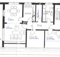 TOP Wohnlage! 3,5 ZKB Wohnung 110m² Einbauküche Loggia - Rheine Altenrheine