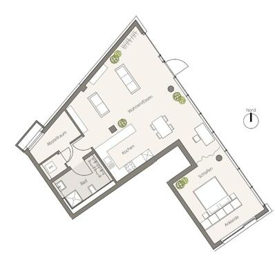 Foto - Erstbezug: Moderne 2,5-Zimmer Wohnung in Backnang zu vermieten
