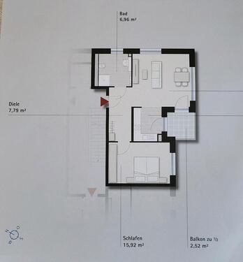 Foto - Wohnung+Stellplatz zur Miete - 1.180,00 EUR Kaltmiete,
