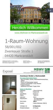 Foto - 1 Raum Wohnung - Nachmieter ab 1.11.2025