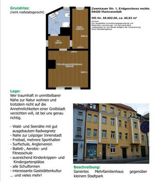 Foto - Etagenwohnung in Markranstädt