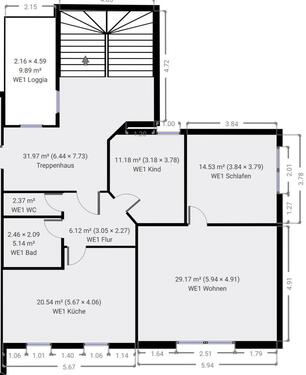 Foto - Praktische 4 Zi Wohnung mit Balkon in Schöneck Büdesheim