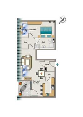 Foto - Bezugsfertige Wohnung - Einfach Möbel rein und Füße hoch!