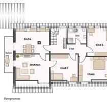6-Zimmer-Wohnung mit ausgebautem Dachgeschoss und Balkon - Neu-Ulm Burlafingen