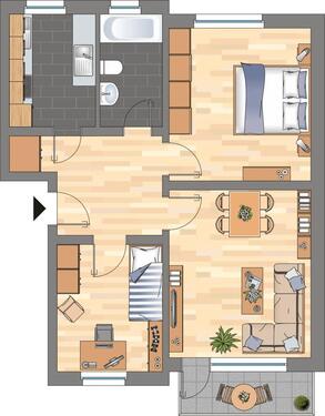 Foto - Etagenwohnung zur Miete in Bremen