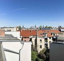 Große 2,5-Zimmer mit schönen Sichtbalken am Rannischen Platz - Individuell und hochoben - Halle (Saale) Damaschkestraße