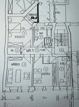 Foto - 3 Zimmer Erdgeschoßwohnung zur Miete in Magdeburg