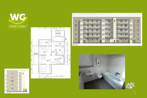 Foto - Erstbezug 4 Zimmer, großzügiger Grundriß, Aufzug, Balkon