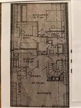 Foto - 3 Zimmer Dachgeschoßwohnung zur Miete in Warendorf