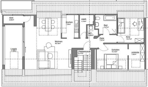 Foto - 3 Zimmer Etagenwohnung zur Miete in Duisburg
