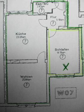 Foto - 2-Zimmer-Wohnung Wohnküche KS Nähe UniHoplaKlinikum