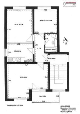 Foto - 3 Zimmer Etagenwohnung in Werder (Havel)