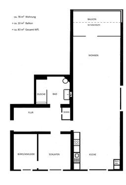 Foto - 3 Zimmer Etagenwohnung zur Miete in Dortmund