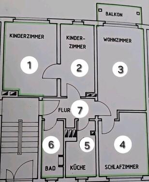 Foto - 4 Raum Wohnung mit Balkon - 27.000,00&nbsp;EUR Kaufpreis, ca.&nbsp; 73,60&nbsp;m&sup2;
