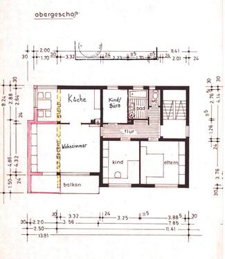 Foto - 4 Zimmer Wohnung zu Vermieten - 990,00 EUR Kaltmiete, ca.  90,00 m²
