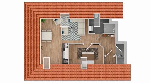 Foto - ERSTBEZUG - Neubau-Dachgeschosswohnung im Herzen von Marienhafe