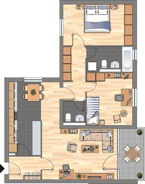 Foto - 3 Zimmer Etagenwohnung zur Miete in Wuppertal