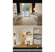 1 Zimmer Wohnung am Harras mit Balkon ab 24.10. möbliert - München Sendling-Westpark