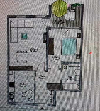 Foto - 2 Zimmer Etagenwohnung zum Kaufen in Neusäß