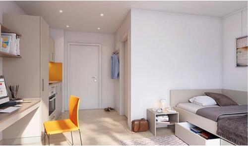 Foto - Möblierte 1-Zimmer-Wohnung mit Balkon in Darmstadts Innenstadt