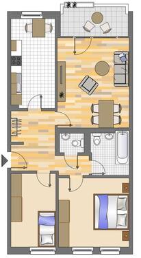 Foto - Etagenwohnung in Dortmund zur Miete