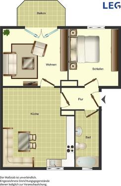 Foto - 2 Zimmer Etagenwohnung zur Miete in Hamm