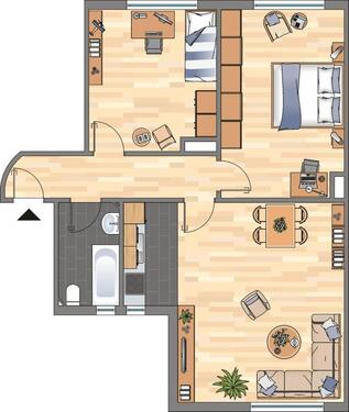 Foto - 2 Zimmer Etagenwohnung zur Miete in Dortmund