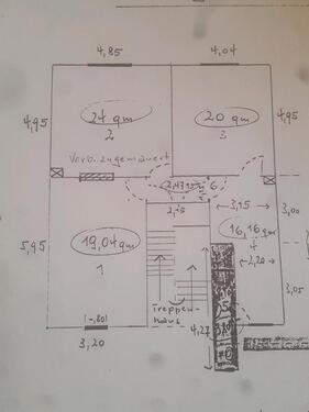 Foto - 3 ZKB Innenstadt mit Wannenbad - 750,00&nbsp;EUR Kaltmiete, ca.&nbsp; 85,00&nbsp;m&sup2;