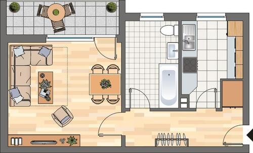 Foto - 3 Zimmer Erdgeschoßwohnung in Castrop-Rauxel