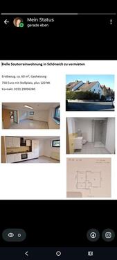 Foto - Helle Souterrain-Wohnung in Schönaich